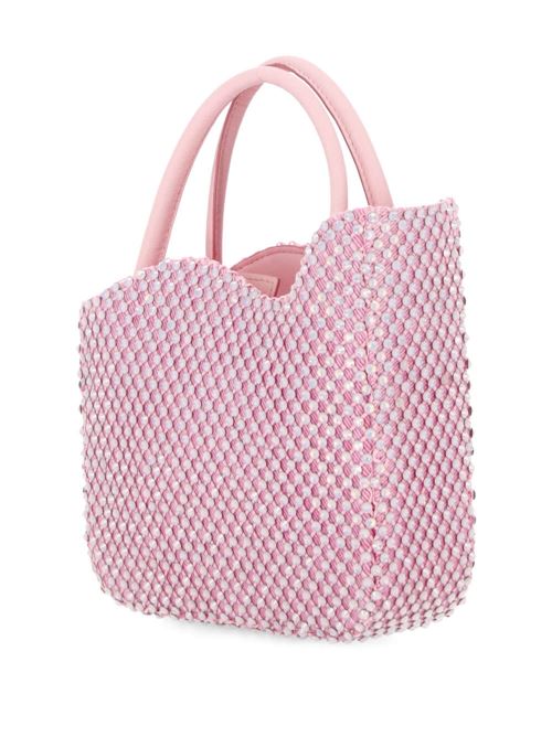 Borsa donna denim rosa con cristalli Le Silla | 9979UBAGXXXXSTB719